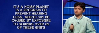 screen shot of featured Jeopardy question